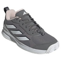 Zapatillas Adidas AvaFlash Clay Gris Blanco Rosa Mujer