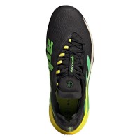 Zapatillas Adidas Barricade Clay Blanco Verde Amarillo