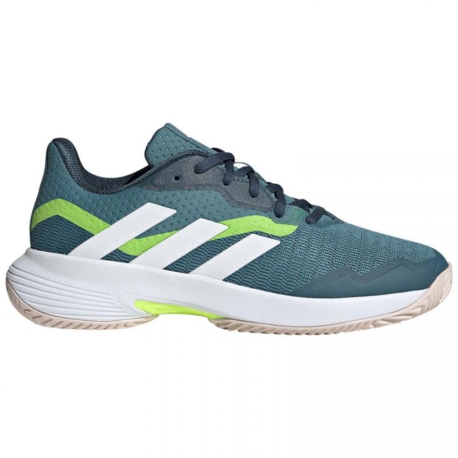 Zapatillas Adidas CourtJam Control Verde Artic Blanco Mujer