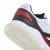 Zapatillas Adidas Crazyquick Padel Blanco Negro Rojo