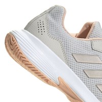 Zapatillas Adidas Gamecourt 2.0 Gris Metalizado Coral Mujer