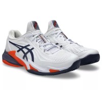 Zapatillas Asics Court FF 3 Clay Blanco Gris Naranja