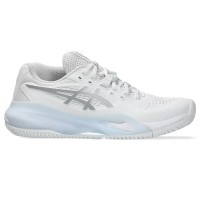 Zapatillas Asics Gel Resolution X Clay Blanco Plata Mujer