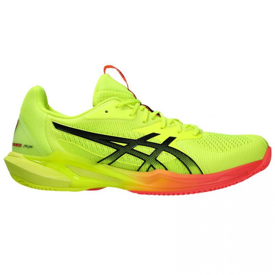 Zapatillas Asics Solution Speed FF 3 Clay Paris Amarillo Negro