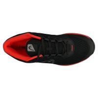 Zapatillas Head Sprint Court Padel Negro Rojo