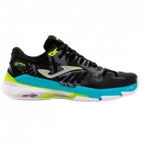 Zapatillas Joma Slam 2401 Negro Azul Amarillo