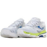 Zapatillas Joma Slam 2402 Blanco Amarillo Fluor Royal