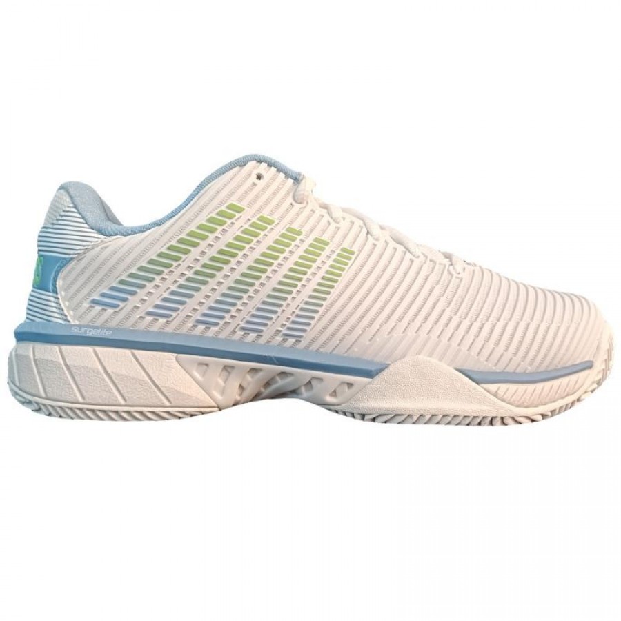 Zapatillas Kswiss Hypercourt Express 2 HB Clay Blanco Azul Verde Mujer