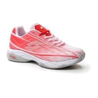 Zapatillas Lotto Mirage 300 Rojo Amapola Blanco Mujer