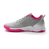 Zapatillas Lotto Mirage 600 Gris Rosa Fucsia Mujer