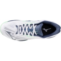 Zapatillas Mizuno Wave Exceed Light 2 Clay Blanco Verde Azul