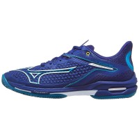 Mizuno Wave Exceed Tour 6 Sneakers Blu Scuro Bianco Argilla