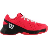 Zapatillas Wilson Rush Pro Rosa Negro Blanco Junior